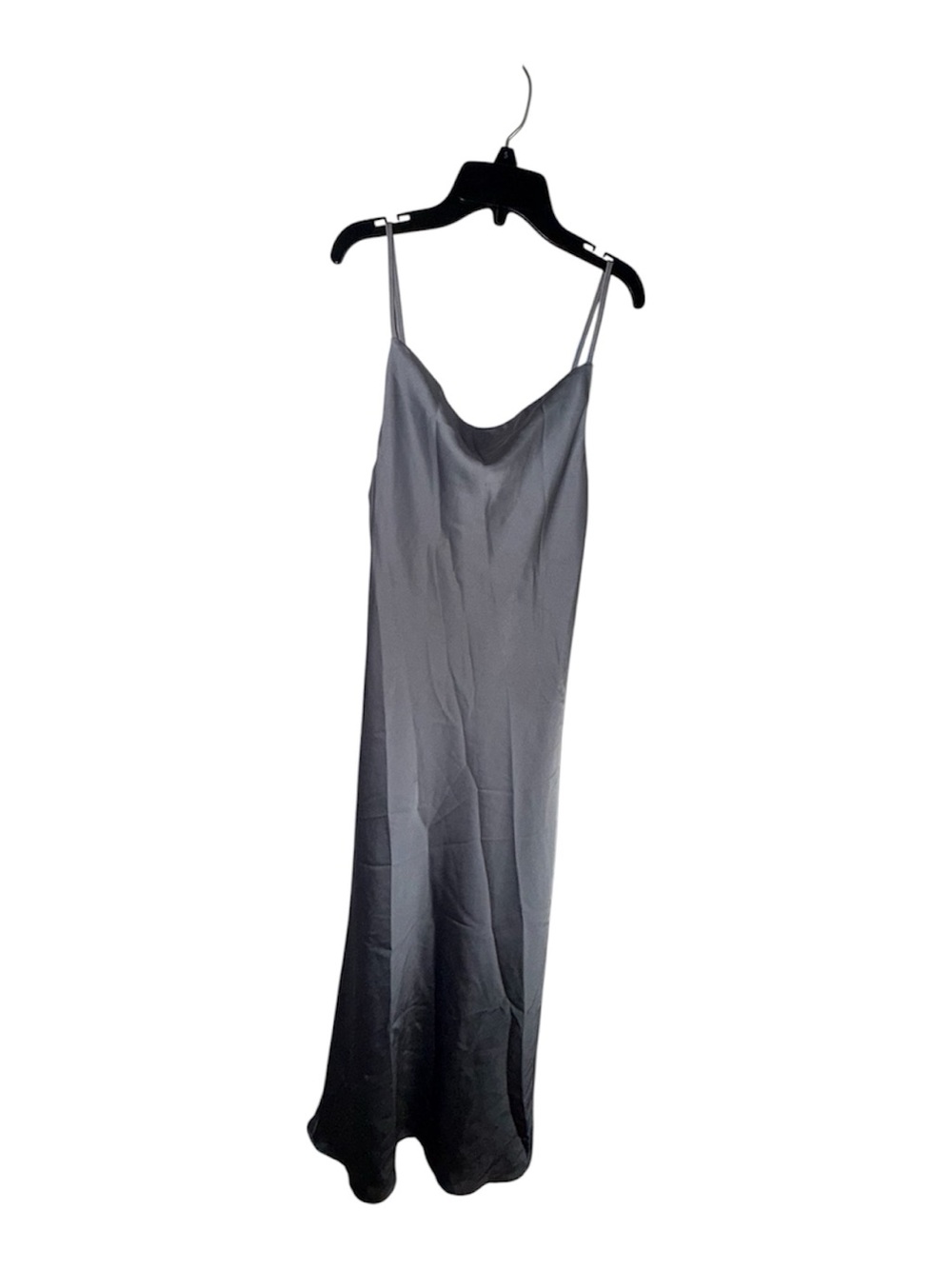 Sleek light blue Satin Slip Dress - Spaghetti Straps